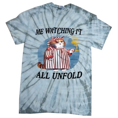 Jmcgg Me Watching It All Unfold Tie-Dye T-Shirt