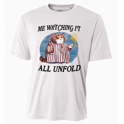 Jmcgg Me Watching It All Unfold Cooling Performance Crew T-Shirt