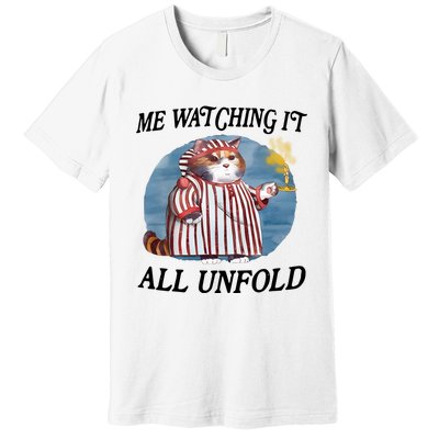 Jmcgg Me Watching It All Unfold Premium T-Shirt