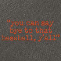 Julia Morales You Can Say Bye To That Baseball YAll Cotton Canvas Backpack