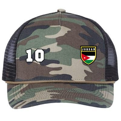 Jordan Number 10 Soccer Flag Football Ten Jersey Retro Rope Trucker Hat Cap