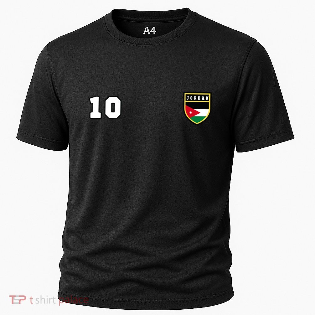 Jordan Number 10 Soccer Flag Football Ten Jersey Performance Shirt