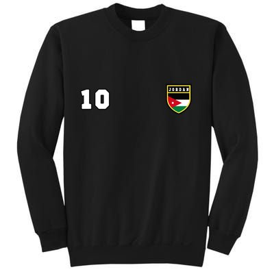Jordan Number 10 Soccer Flag Football Ten Jersey Sweatshirt