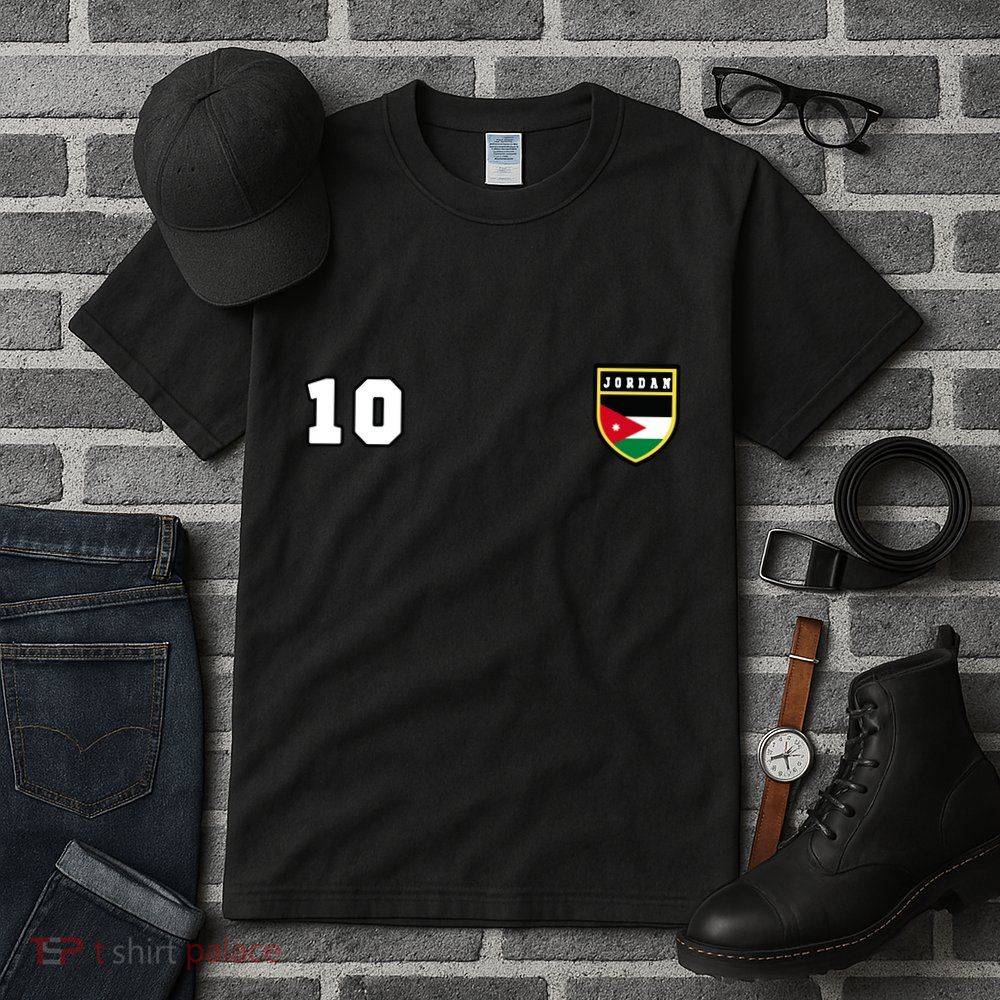 Jordan Number 10 Soccer Flag Football Ten Jersey Tall T-Shirt