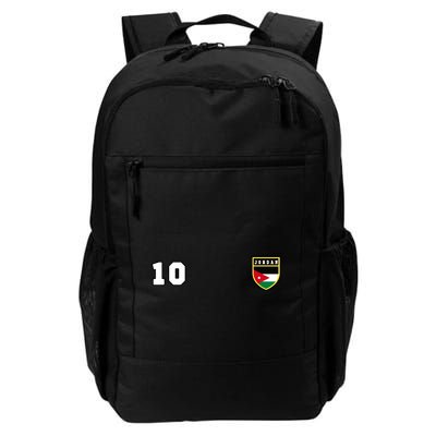 Jordan Number 10 Soccer Flag Football Ten Jersey Backpack