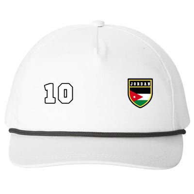 Jordan Number 10 Soccer Flag Football Ten Jersey Snapback Five-Panel Rope Hat