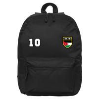 Jordan Number 10 Soccer Flag Football Ten Jersey 16 in Basic Backpack