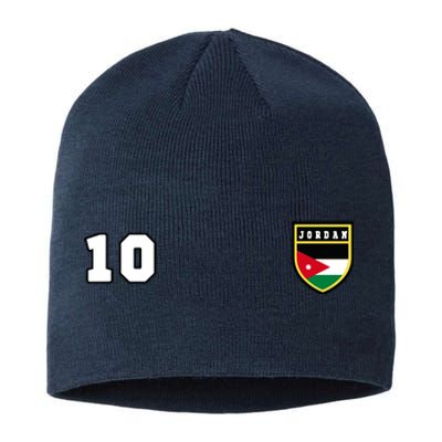 Jordan Number 10 Soccer Flag Football Ten Jersey Sustainable Beanie