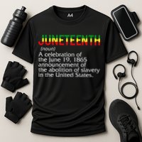 Juneteenth Noun A Celebration Held Annually 1865 Freedom Day Cooling Performance Crew T-Shirt