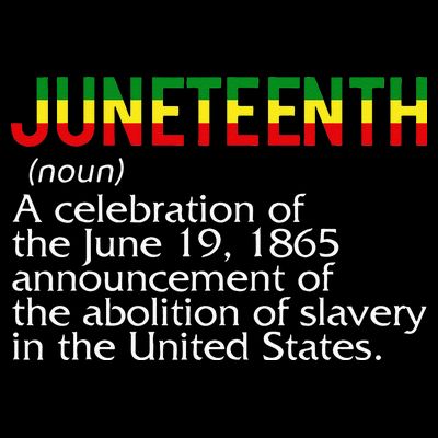 Juneteenth Noun A Celebration Held Annually 1865 Freedom Day T-Shirt