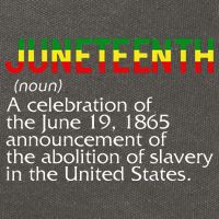 Juneteenth Noun A Celebration Held Annually 1865 Freedom Day Cotton Canvas Backpack
