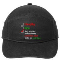 Just Needs A Little Calming Vestibular Input And A Big Bear 7-Panel Snapback Hat