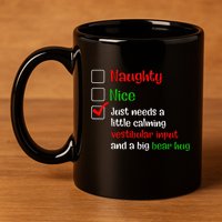 Just Needs A Little Calming Vestibular Input And A Big Bear 11oz C Handle Ceramic Mug