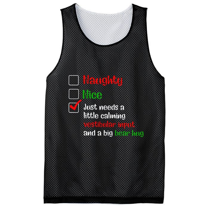 Just Needs A Little Calming Vestibular Input And A Big Bear Mesh Reversible Basketball Jersey Tank