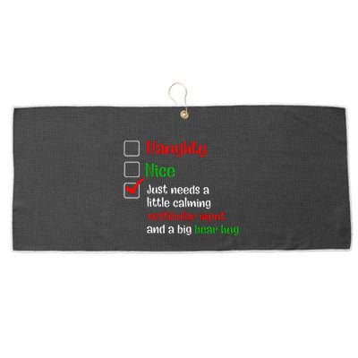 Just Needs A Little Calming Vestibular Input And A Big Bear Large Microfiber Waffle Golf Towel