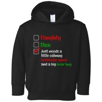 Just Needs A Little Calming Vestibular Input And A Big Bear Toddler Hoodie