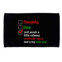 Just Needs A Little Calming Vestibular Input And A Big Bear Microfiber Hand Towel