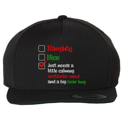 Just Needs A Little Calming Vestibular Input And A Big Bear Wool Snapback Cap