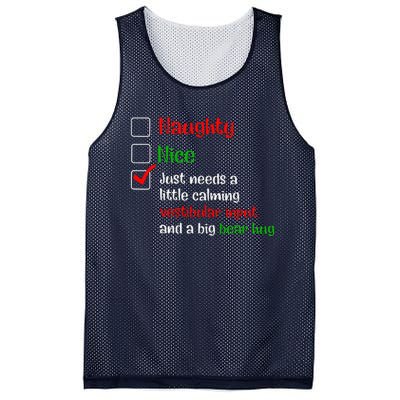 Just Needs A Little Calming Vestibular Input And A Big Bear Mesh Reversible Basketball Jersey Tank