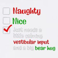 Just Needs A Little Calming Vestibular Input And A Big Bear Garment-Dyed Sweatshirt