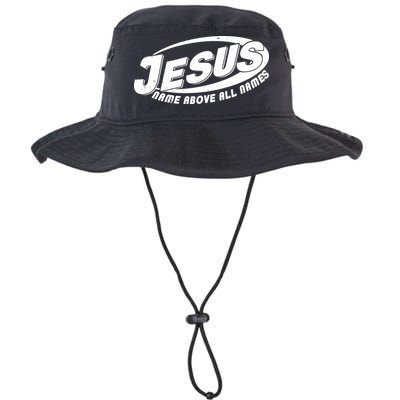 Jesus Name Above All Names Sports Style Logo Bucket Hat
