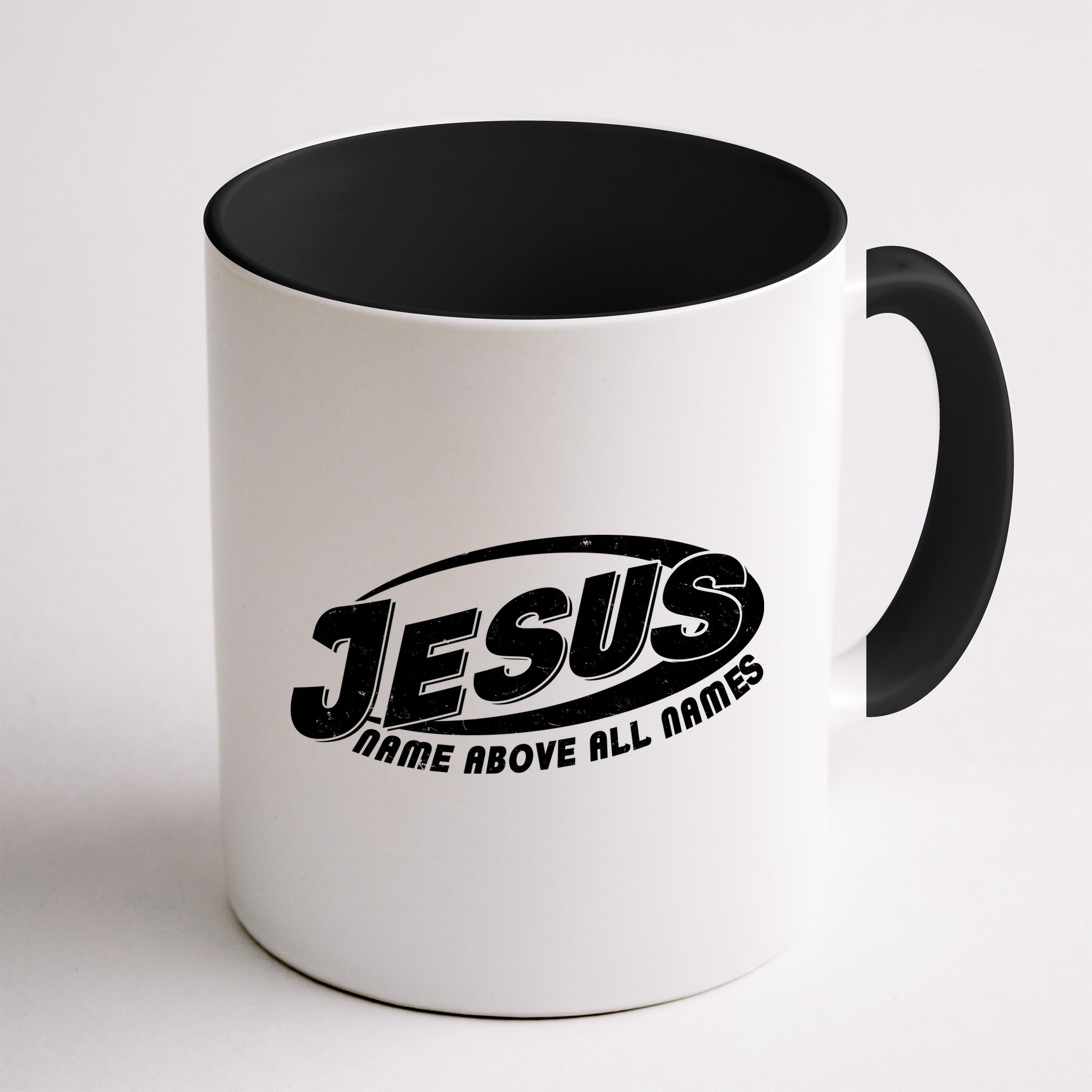 Jesus Name Above All Names Sports Style Logo Mug