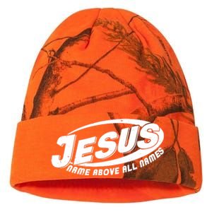 Jesus Name Above All Names Sports Style Logo Kati Licensed 12" Camo Beanie