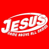 Jesus Name Above All Names Sports Style Logo USA-Made Doggie Bandana