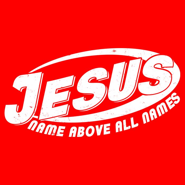 Jesus Name Above All Names Sports Style Logo USA-Made Doggie Bandana