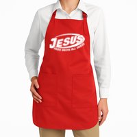 Jesus Name Above All Names Sports Style Logo Apron