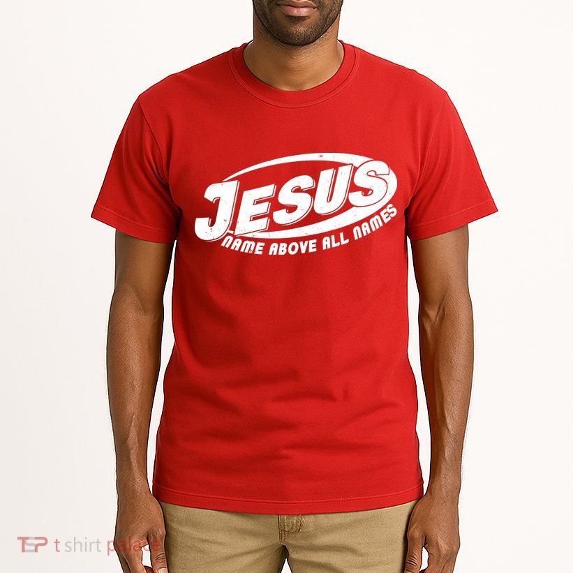 Jesus Name Above All Names Sports Style Logo Tall T-Shirt