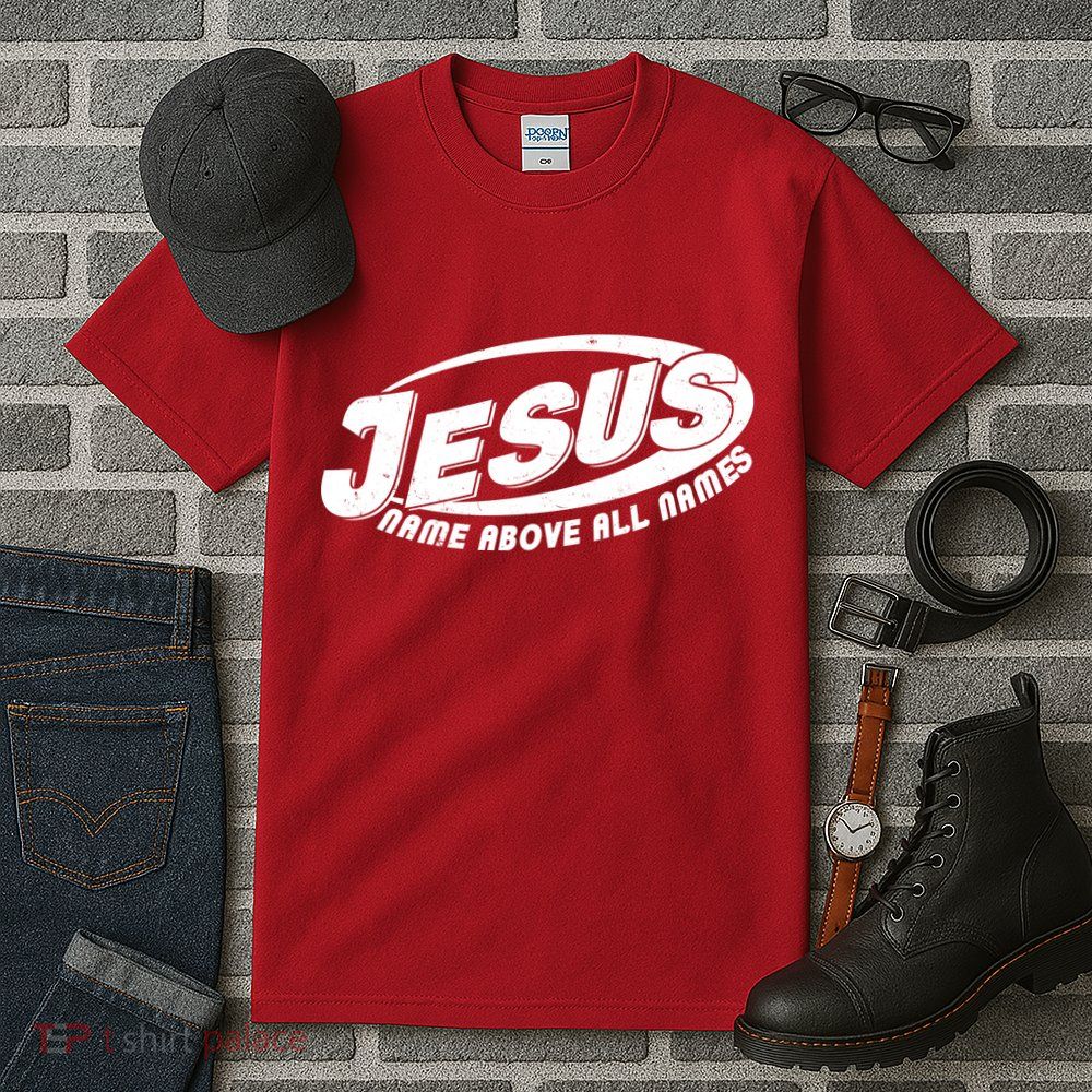 Jesus Name Above All Names Sports Style Logo Tall T-Shirt