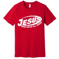Jesus Name Above All Names Sports Style Logo Premium T-Shirt