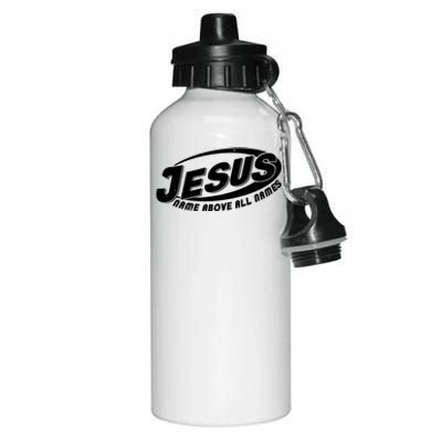 Jesus Name Above All Names Sports Style Logo Aluminum Water Bottle 