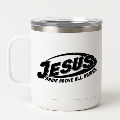 Jesus Name Above All Names Sports Style Logo 12 oz Stainless Steel Tumbler Cup