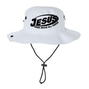 Jesus Name Above All Names Sports Style Logo Legacy Cool Fit Booney Bucket Hat