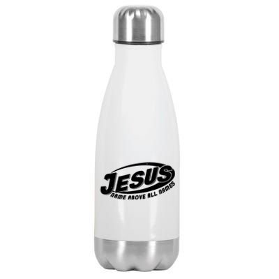 Jesus Name Above All Names Sports Style Logo Stainless Steel Insulated Water Bottle