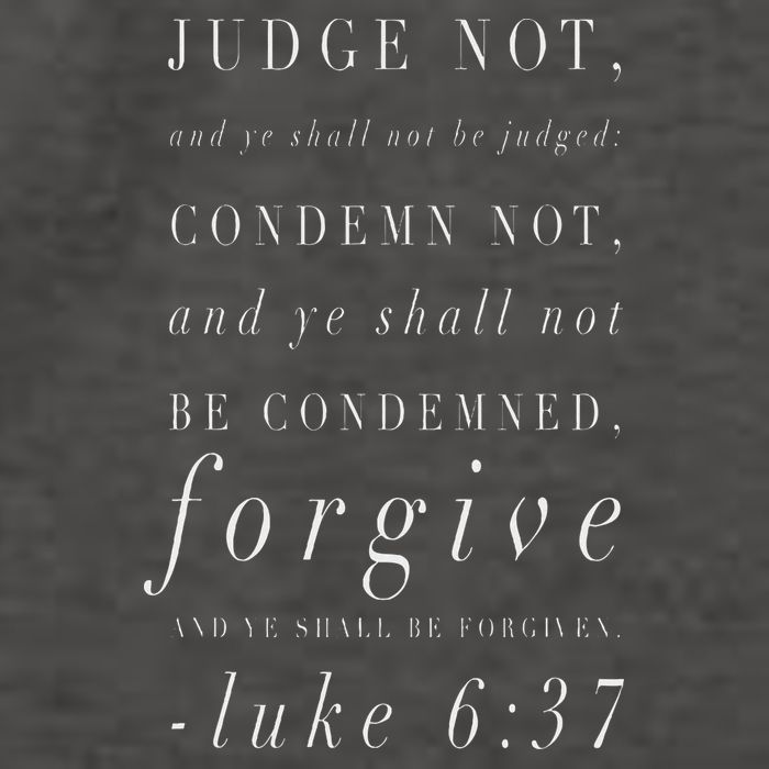 Judge Not, And Ye Shall Not Be Judged Luke 637 Vector Backpack
