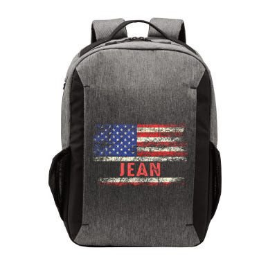 Jean Name American Flag Jean First Name Vector Backpack