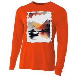 Japanese Ninh Binh Town Cooling Performance Long Sleeve Crew