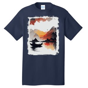 Japanese Ninh Binh Town Tall T-Shirt