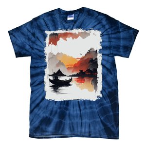 Japanese Ninh Binh Town Tie-Dye T-Shirt