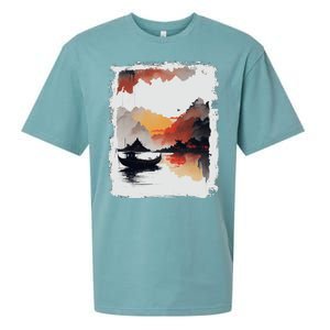 Japanese Ninh Binh Town Sueded Cloud Jersey T-Shirt