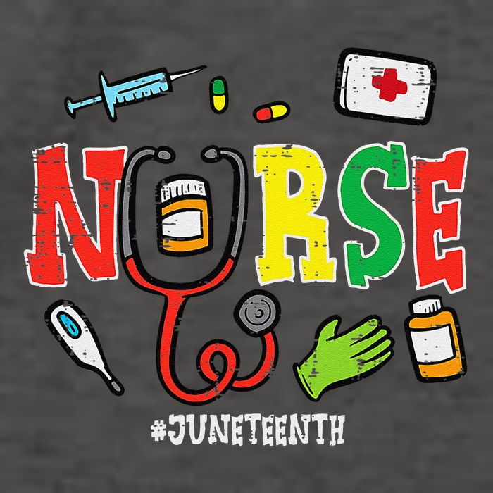 Juneteenth Nurse Black Freedom Day 1865 Scrub Top Vector Backpack