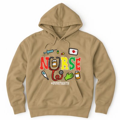 Juneteenth Nurse Black Freedom Day 1865 Scrub Top Hoodie