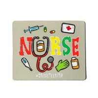 Juneteenth Nurse Black Freedom Day 1865 Scrub Top Mousepad