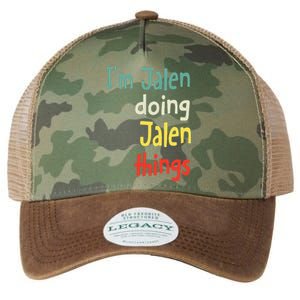 Jalen Name Cute Personalized Gift Legacy Tie Dye Trucker Hat