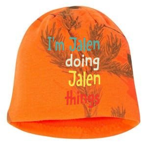 Jalen Name Cute Personalized Gift Kati - Camo Knit Beanie