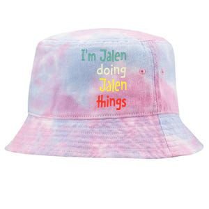 Jalen Name Cute Personalized Gift Tie-Dyed Bucket Hat