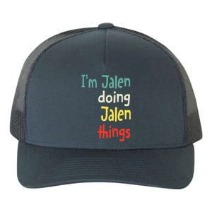 Jalen Name Cute Personalized Gift Yupoong Adult 5-Panel Trucker Hat